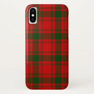 MacQuarrie tartan red green plaid iPhone X Case