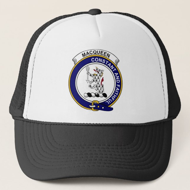 MacQueen Clan Badge Trucker Hat (Front)