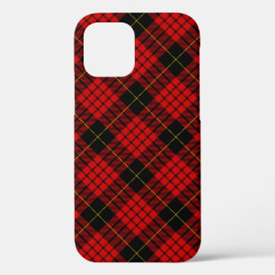 MacQueen Tartan Red and Black Plaid iPhone 12 Pro Case