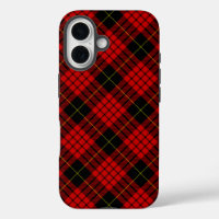 MacQueen Tartan Red and Black Plaid