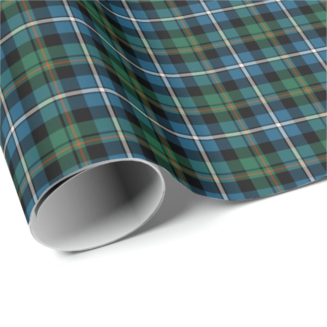 MacRae Clan Hunting Tartan Wrapping Paper (Roll Corner)