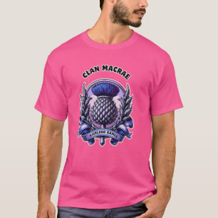 MacRae Clan Scottish Thistle Gaelic Games T-Shirt
