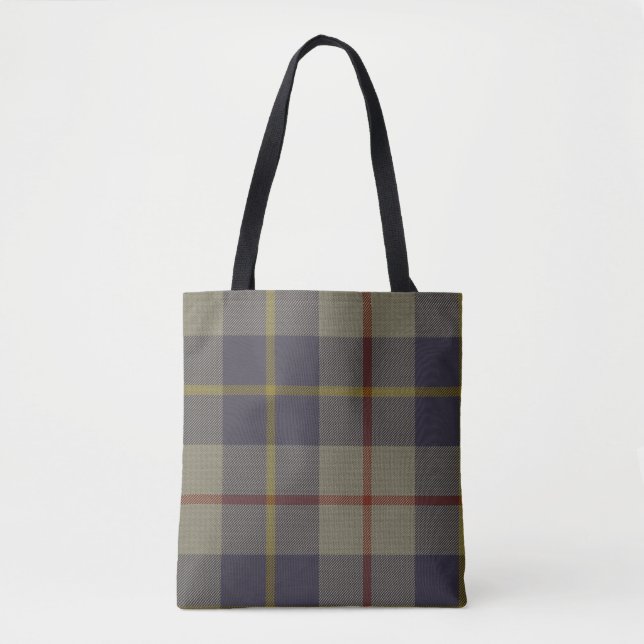 MacRae Clan Tartan Tote Bag (Front)