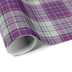 MacRae Dance Purple Tartan Wrapping Paper