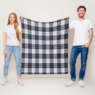 MacRae Dress Modern Plaid Fleece Blanket