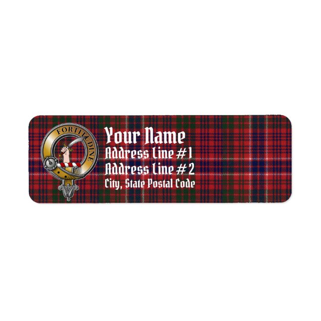 MacRae Tartan & Badge (Front)