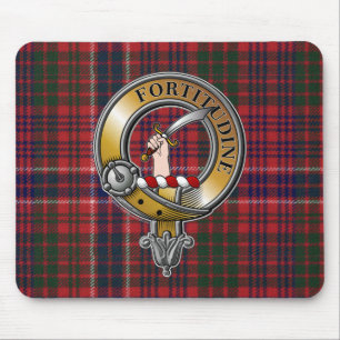 MacRae Tartan & Badge Mouse Mat