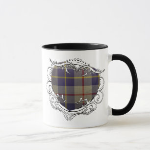 MacRae Tartan Heart Mug