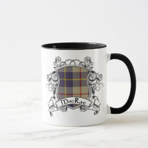 MacRae Tartan Shield Mug