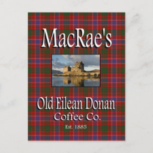 MacRae's Old Eilean Donan Coffee Co. Postcard