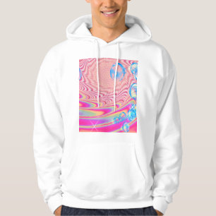 MACRAME'- Colourful Abstract Image of Fractal Art  Hoodie