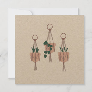 Macrame Plant Hanger Planter Pots Illustration