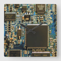 Macro Blue Circuit Board | PCB Photo