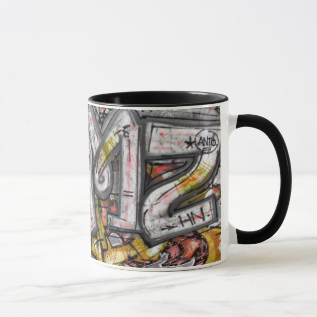 Macro graffiti mug (Right)