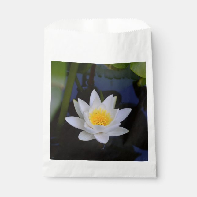 Macro Lotus Flower Favour Bags (Front)
