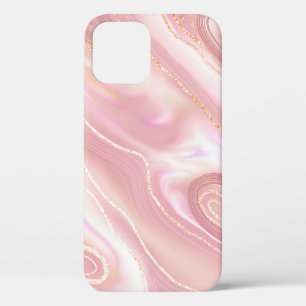 Macro of frozen berries - sweet cherries, closeup, iPhone 12 case