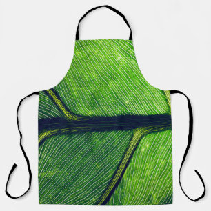 Macro photography of green leaf apron