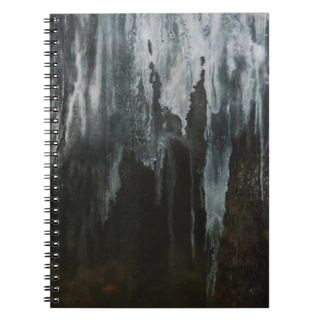 Macro photography of ice formation notebook (Front)