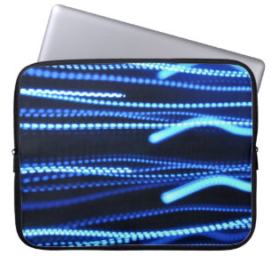 Macro photography of lights laptop sleeve