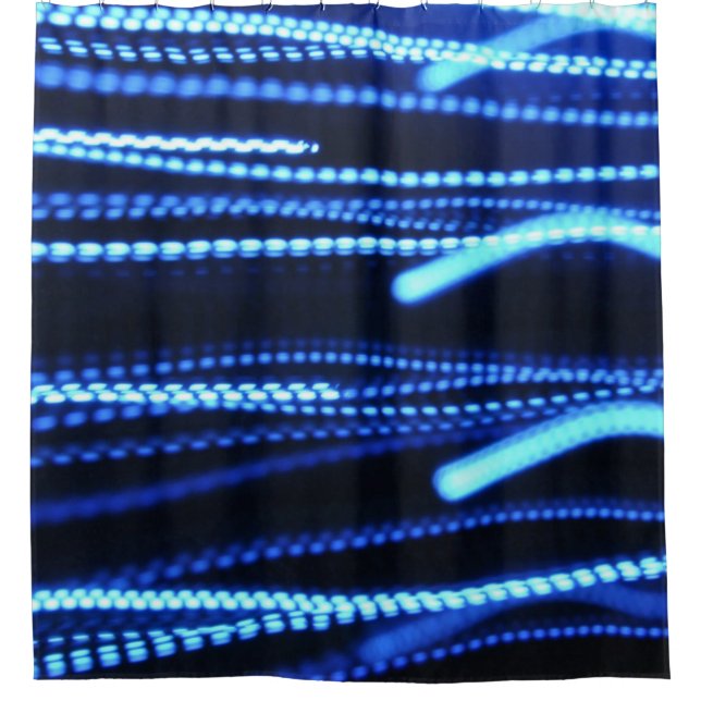 Macro photography of lights shower curtain (Front)