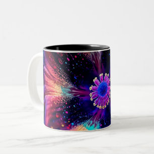 Macro Radiant Riot Two-Tone Coffee Mug