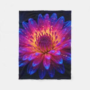 Macro Stellar Burst Fleece Blanket