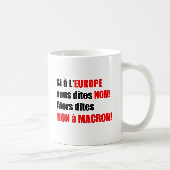 MACRON = Mondialisation Coffee Mug (Right)