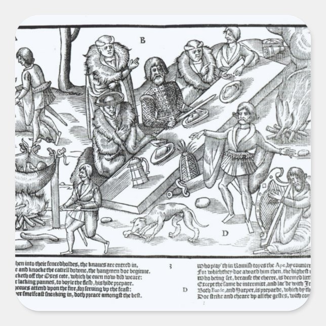 MacSweeney's Feast Square Sticker (Front)