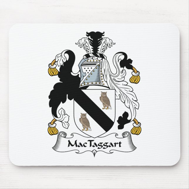MacTaggart Family Crest Mouse Mat (Front)