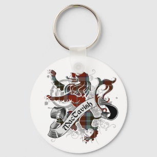 MacTavish Tartan Lion Key Ring