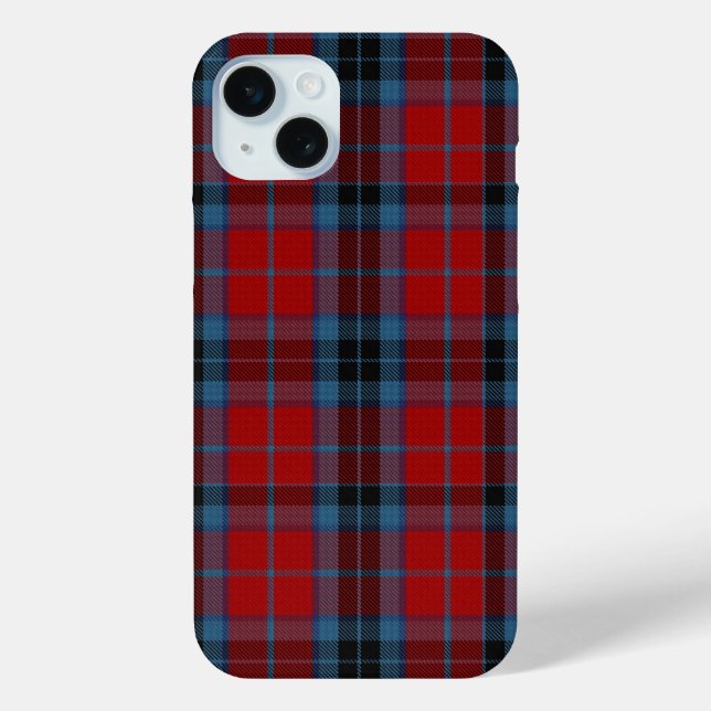MacTavish Tartan Red and Blue Plaid Case-Mate iPhone Case (Back)