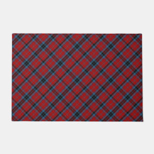 MacTavish Tartan Red and Blue Plaid Doormat