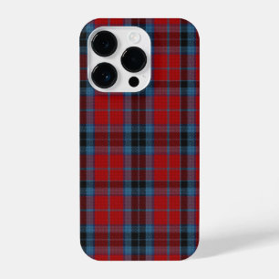 MacTavish Tartan Red and Blue Plaid iPhone 14 Pro Case