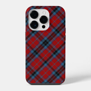 MacTavish Tartan Red and Blue Plaid iPhone 14 Pro Case