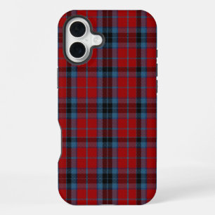 MacTavish Tartan Red and Blue Plaid iPhone 16 Plus Case