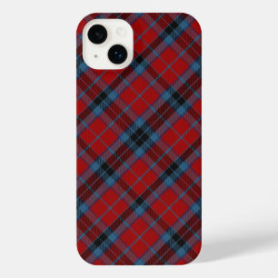 MacTavish Tartan Red and Blue Plaid iPhone 14 Plus Case