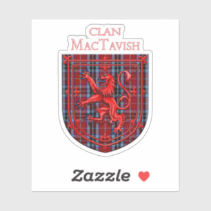 MacTavish Tartan Scottish Plaid Lion Rampant