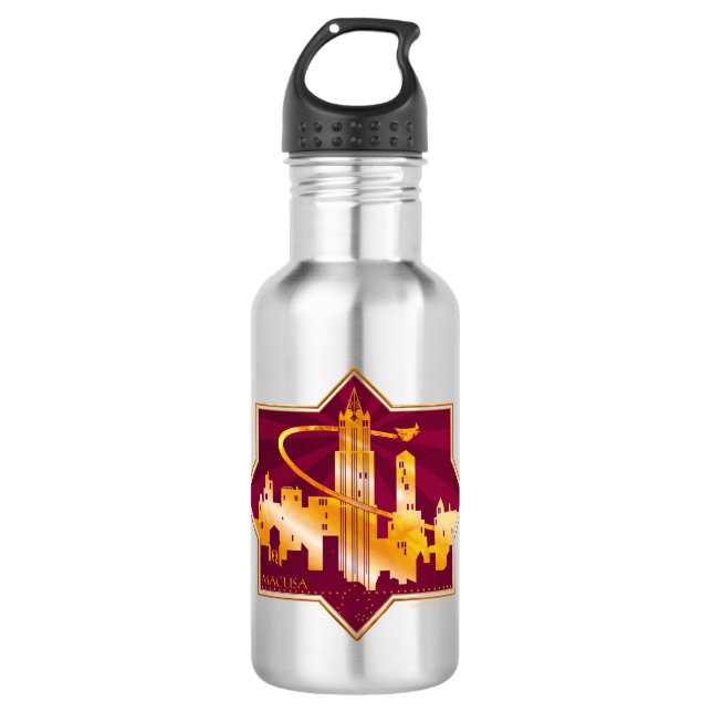 MACUSA™ Graphic Badge 532 Ml Water Bottle (Front)