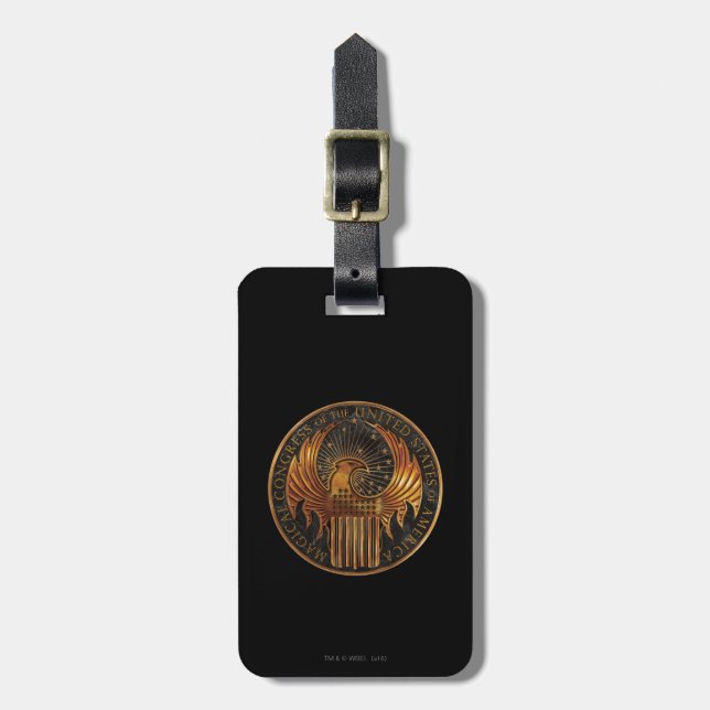 MACUSA™ Medallion Luggage Tag (Front Vertical)