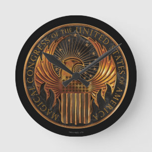MACUSA™ Medallion Round Clock