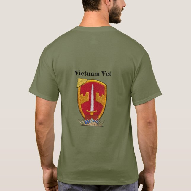 MACV Military Assistance Command Vietnam Nam Vets T-Shirt (Back)