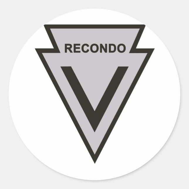 MACV Recondo Classic Round Sticker (Front)