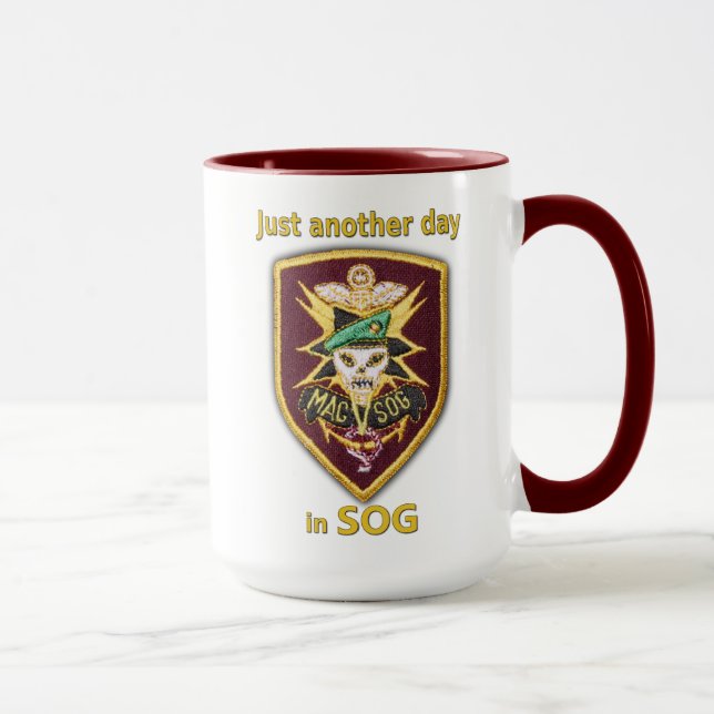 MACV SOG Vietnam war veterans patch Mug (Right)