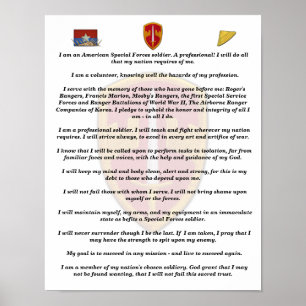 MACV SOG Vietnam War Veterans vets Poster