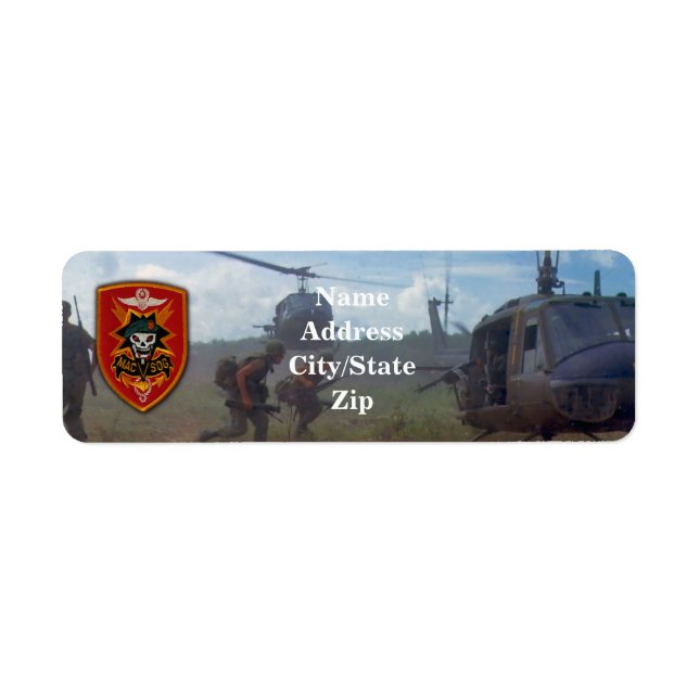 macvsog sog Vietnam war address  (Front)