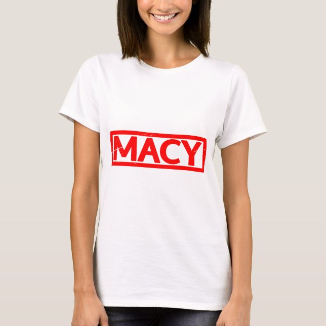 Macy Stamp T-Shirt (Front)