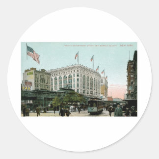 Macy's Department Store, New York Classic Round Sticker