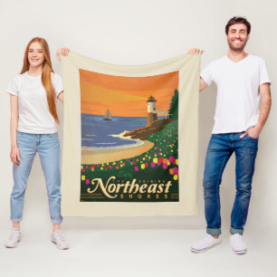 Macy's Flower Show   Northeast Fleece Blanket