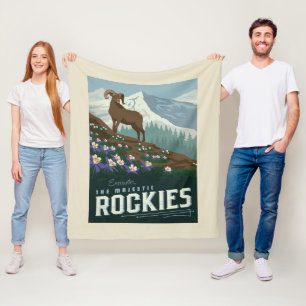Macy's Flower Show Rockies Fleece Blanket