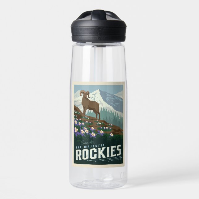 Macy's Flower Show|Rockies Water Bottle (Front)